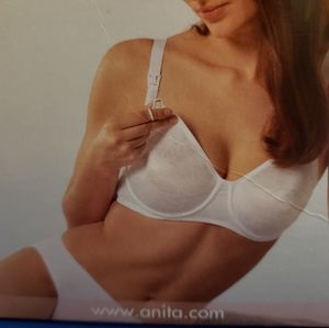 Anita Underwire 5035 Nursing Bra, Black Size 42C